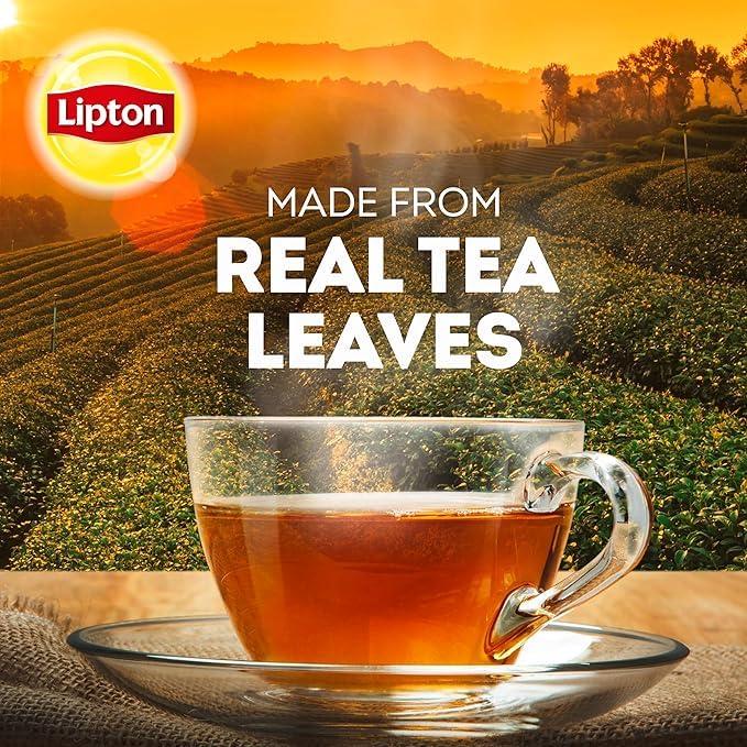 Lipton Lipton Tea Bags For a Iced or Hot Tea Organic Black Tea Iced or Hot Tea that Can Help Support a Healthy Heart 5.9 oz 72 Count