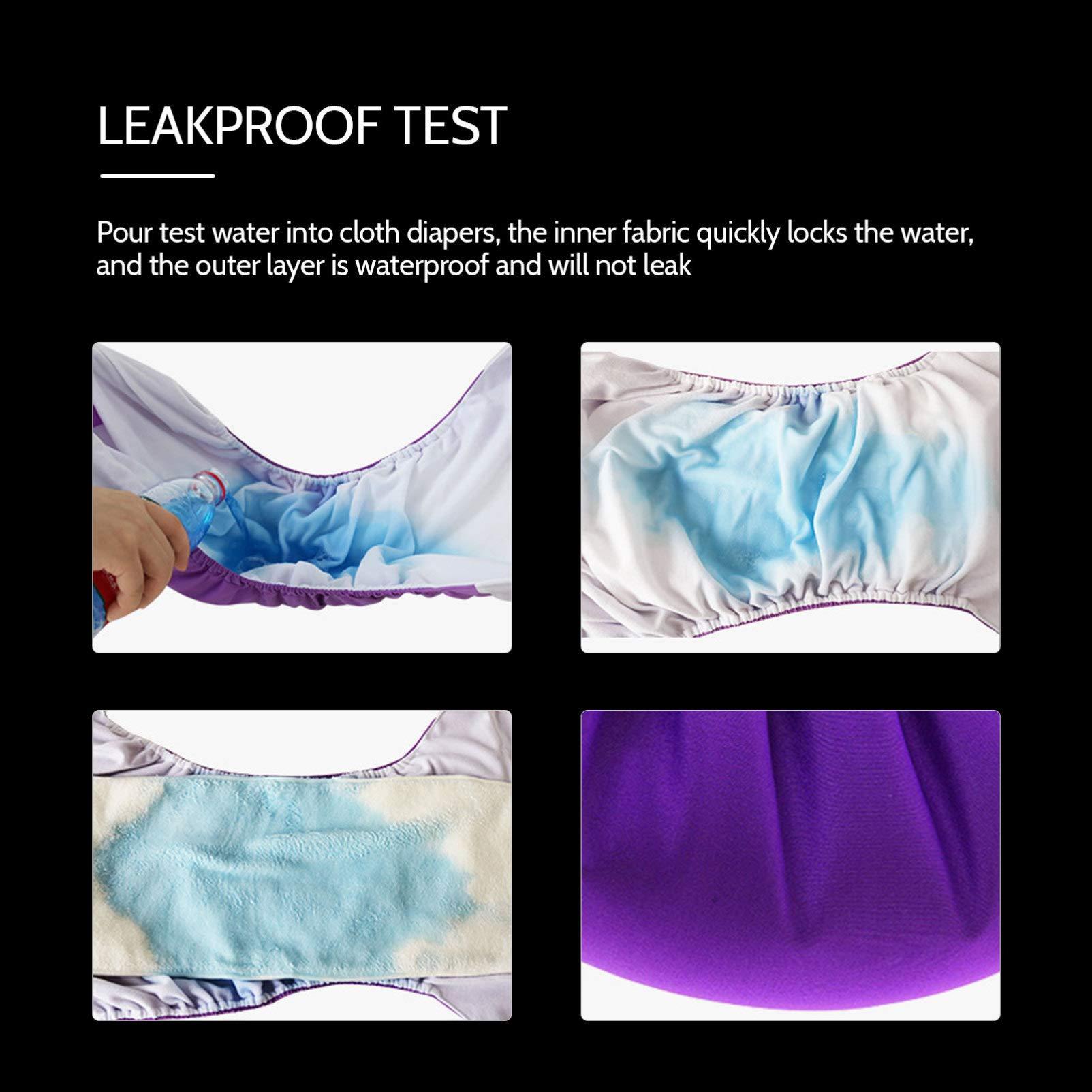 Healifty Mens Underware Adult Incontinence Underwear Washable Adult Cloth Diaper Maximum Absorbency Adjustable Waistband Adult Diapers for The Old Women Men Patients Black Mens Briefs