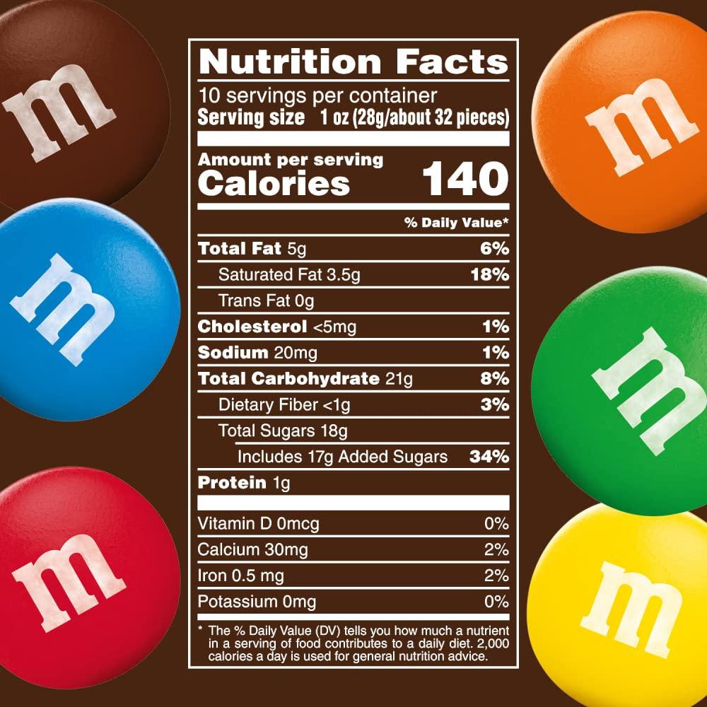 M&M\'S M&M\'S Milk Chocolate Candy, Sharing Size, 10 oz Resealable Bag