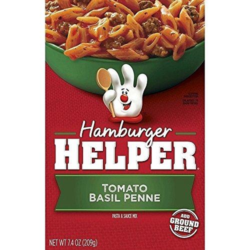 Hamburger Helper Betty Crocker, Hamburger Helper, Tomato Basil Penne, 7.4oz Box (Pack of 6)