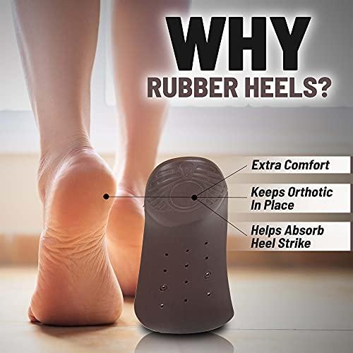 FOOTMATTERS FootMatters 3/4 Slim Orthotic Inserts – for Plantar Fasciitis Pain Relief –Insoles for Women and Men with Arch Support & Heel Cup (L – US Men 11-13)