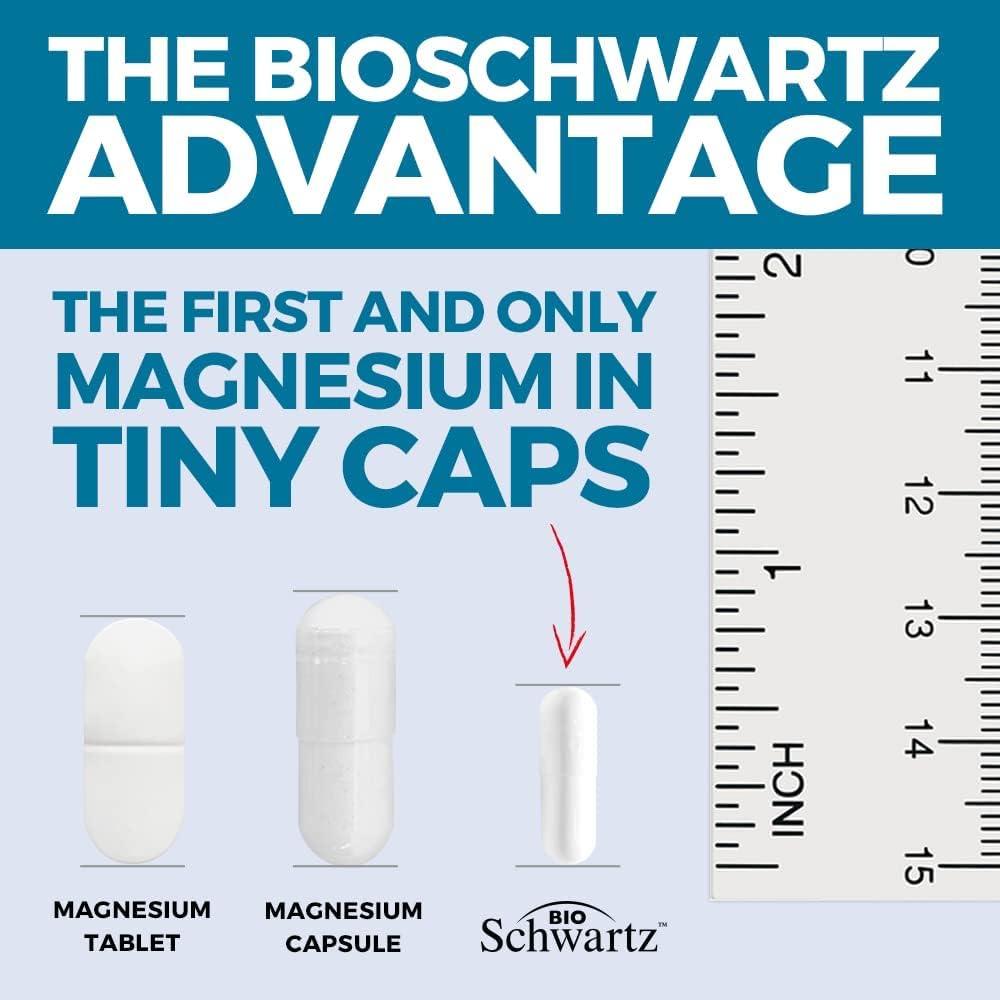 BioSchwartz Turmeric Curcumin with Black Pepper Extract 1500mg Complex (2 Month Supply) Plus High Absorption Magnesium Bisglycinate Capsules (4 Month Supply)
