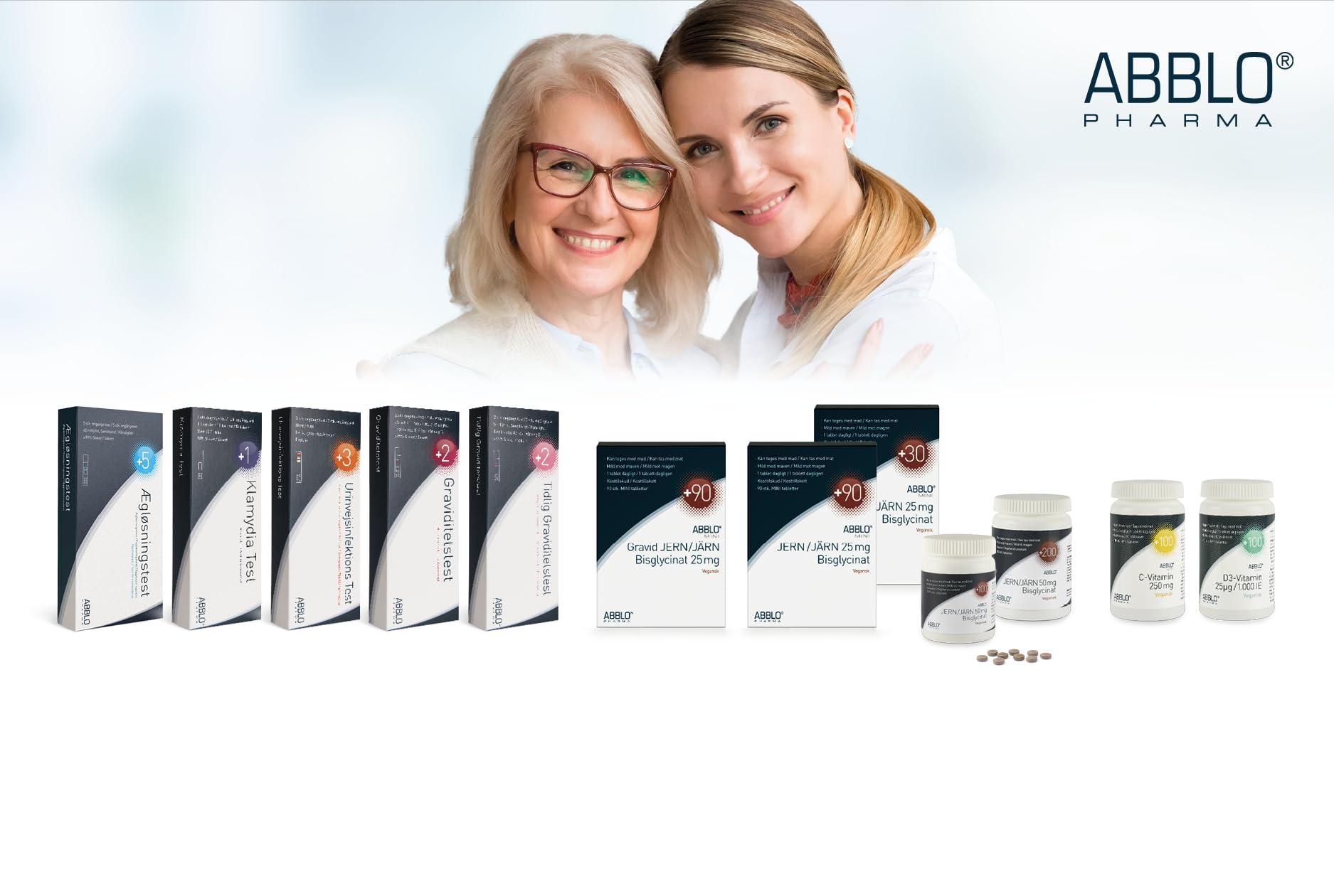 ABBLO PHARMA Prenatal & Pregnant Iron - 1 Tablet a Day - Very Gentle - Very Small - Bisglycinate - Take it with Breakfast