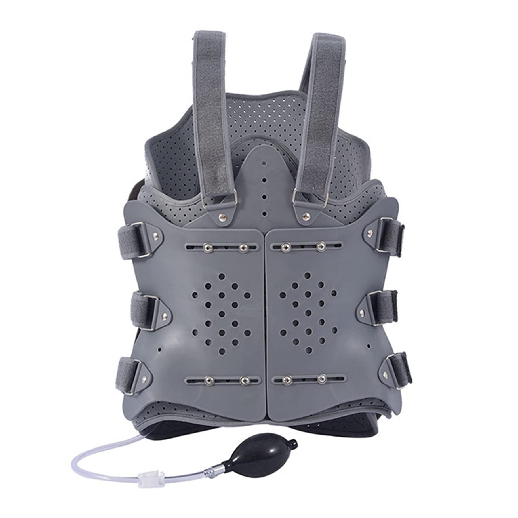 WILLQ Thoracolumbar Fixed Support Thoracic and Lumbar Support for Osteoporosis Post Surgery Support Mild Scoliosis with Removable Inflatable Airbag Men Women Lumbar Spine Orthosis