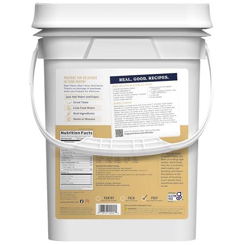 Augason Farms Augason Farms Long Grain White Rice 4-Gallon Pail, Emergency Food Supply, Everyday Meals, 242 Servings