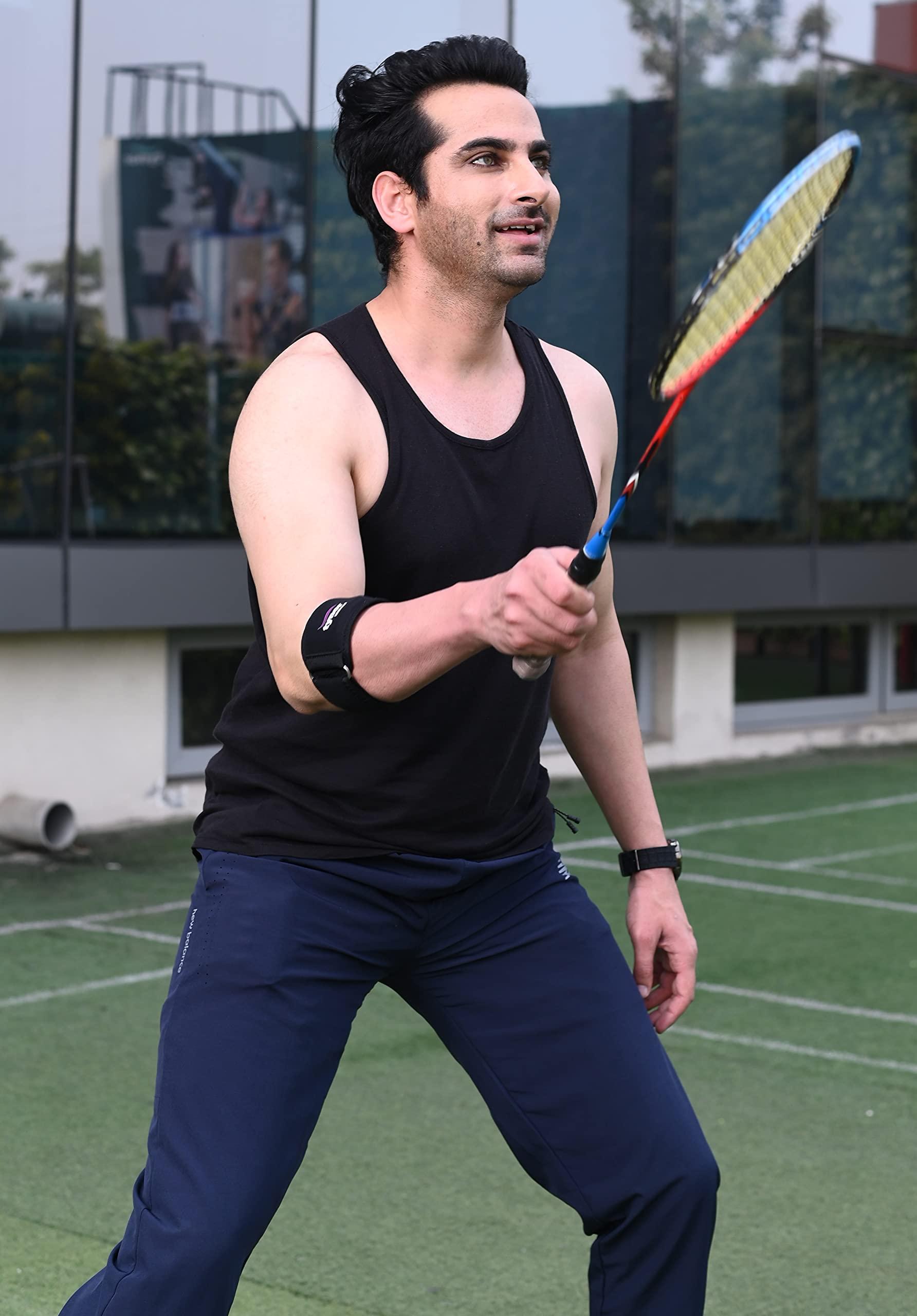 TYNOR TYNOR Tennis Elbow Support for Men & Women, Adjustable Elbow Strap Pain Relief with Compression Pad Elbow Arm Band Wrap for Weightlifting Tendonitis Forearm Brace Straps Large, 1 Unit