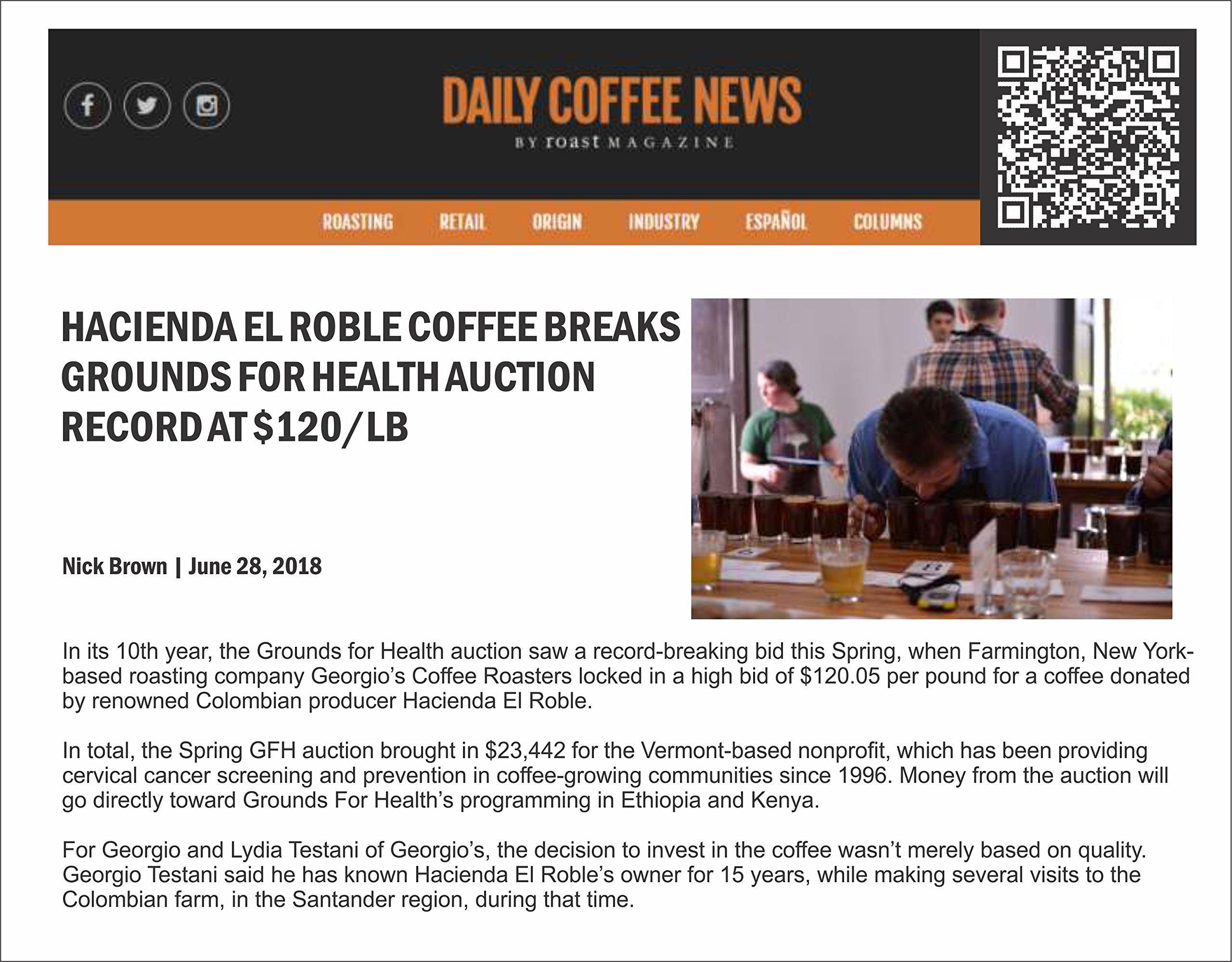 MESA DE LOS SANTOS Caf Mesa de los Santos Premium Colombian Ground Coffee, Medium Roast, 16 Ounce Bag Organic Certified, Bird Friendly.