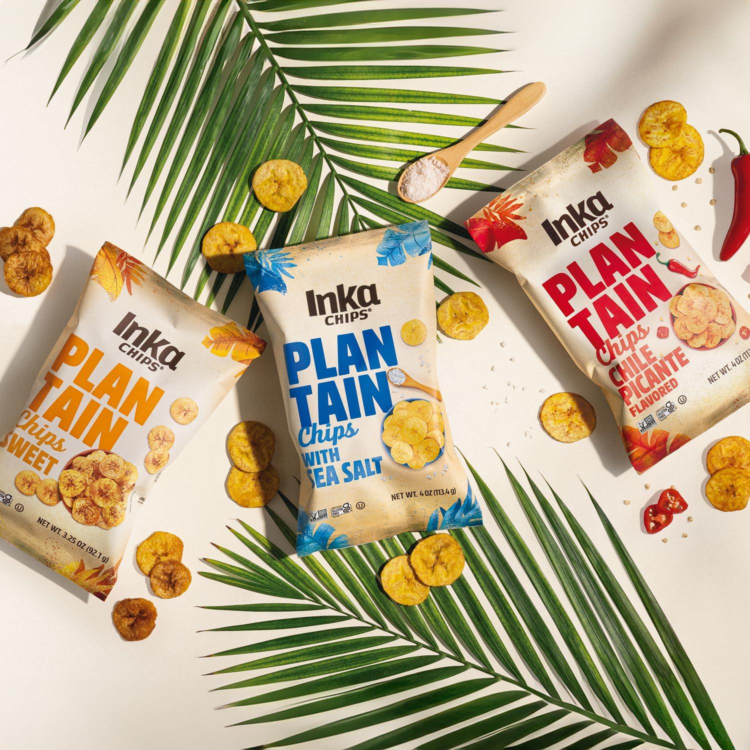 Inka Crops Inka Crops Sweet Plantain Chips, 3.25 oz, (Pack of 2)