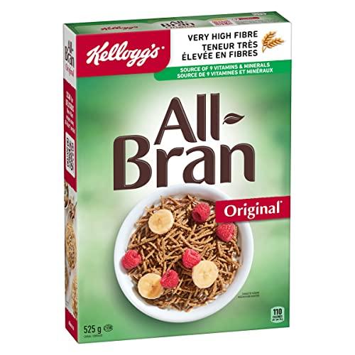 Kellogg's Kellogg's All Bran Original Cereal, 525g/18.5oz, (Imported from Canada)
