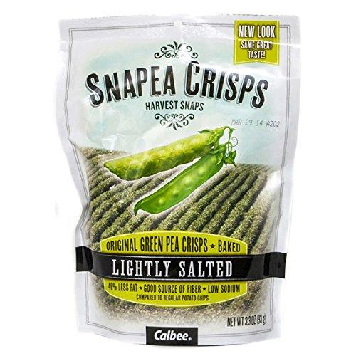 Calbee Harvest Snaps Lightly Salted Baked Snap Pea Crisps (pack of 6)