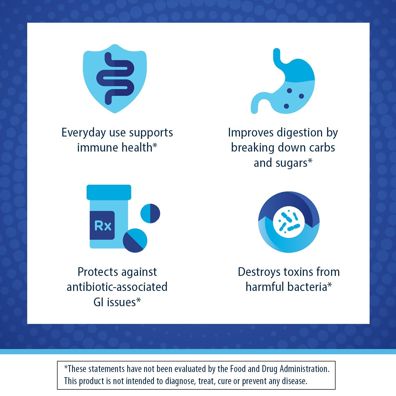 Florastor Florastor Probiotics Digestive & Immune Health Bundle with 54 & 30 Capsules, Probiotics for Women & Men, Helps Flush Out Bad Bacteria & Boosts Good with Saccharomyces Boulardii CNCM I-745 Strain