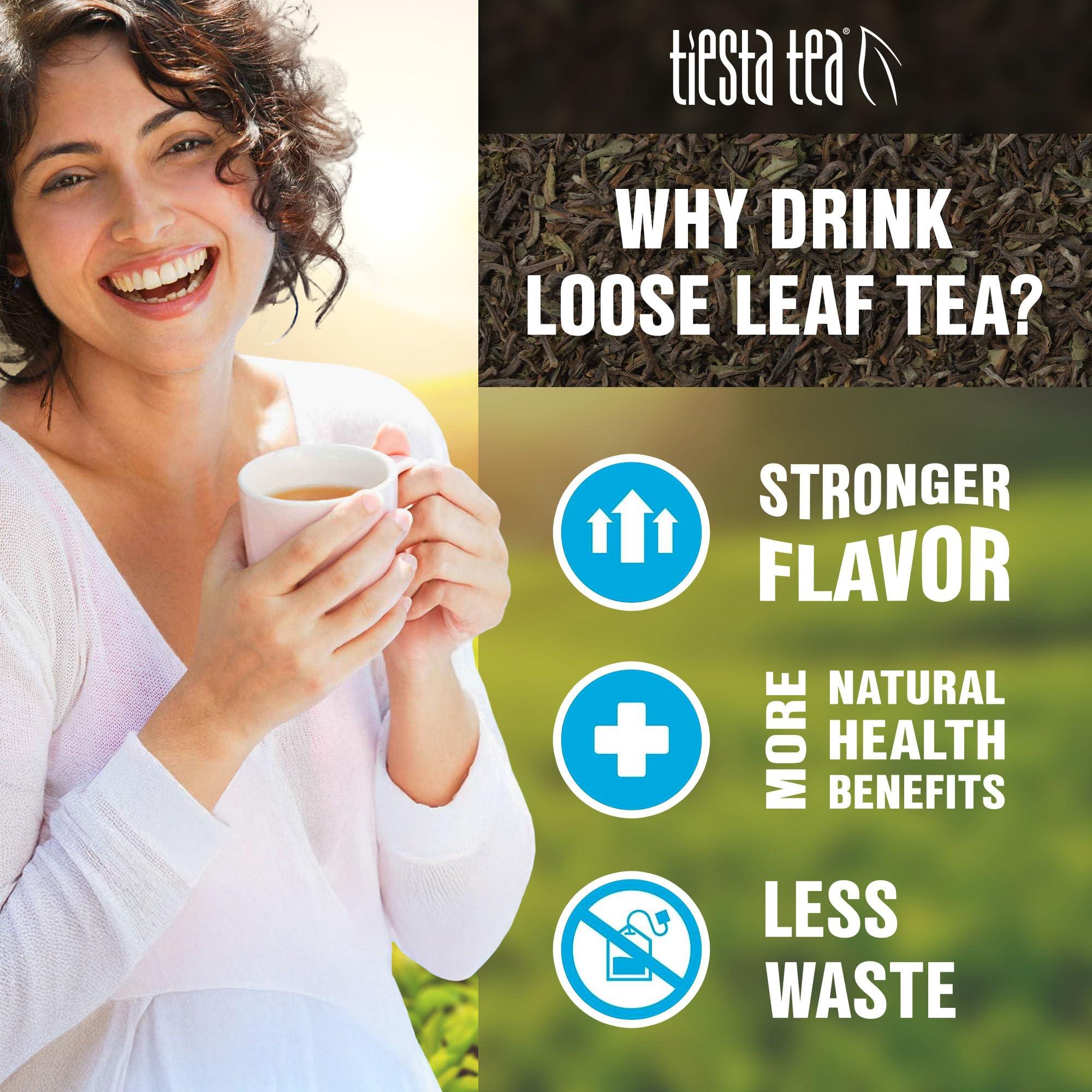 Tiesta Tea Tiesta Tea - Pineapple Blues | Blueberry Pineapple Green Tea | Premuim Tropical Loose Leaf Tea Blend | Medium Caffeinated Green Tea | Make Hot or Iced Tea & Up to 25 Cups - 2 Ounce Resealable Pouch