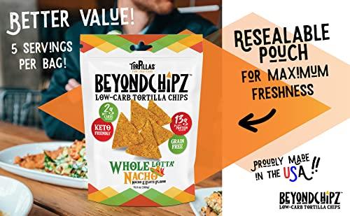 BeyondChipz BeyondChipz Low Carb Tortilla Chips, Taco Street, Keto Friendly, Gluten Free, One 5.3oz Bag