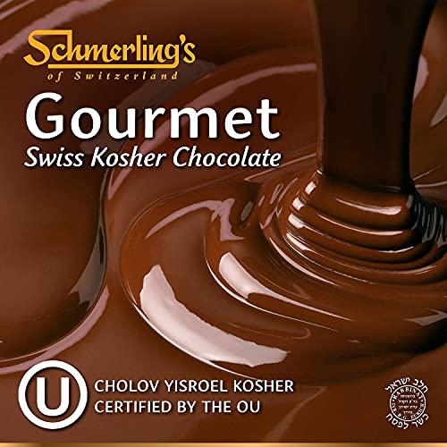 SCHMERLING'S Schmerling’s Rosemarie Premium Swiss Chocolate - Milk Chocolate Bars with Praline Filling | GMO Free | Kosher For Passover OU | 3.5oz Each Pack of 5