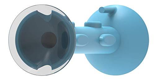 OptiWand 2 Pack - Small Portable Soft Contact Lens Removal & Insertion Tool - Silicone Rubber Eye Lens Inserter & Remover Device with Pincher End & Finger Grips - Safe & Easy to Use, Travel Size  1.75\"