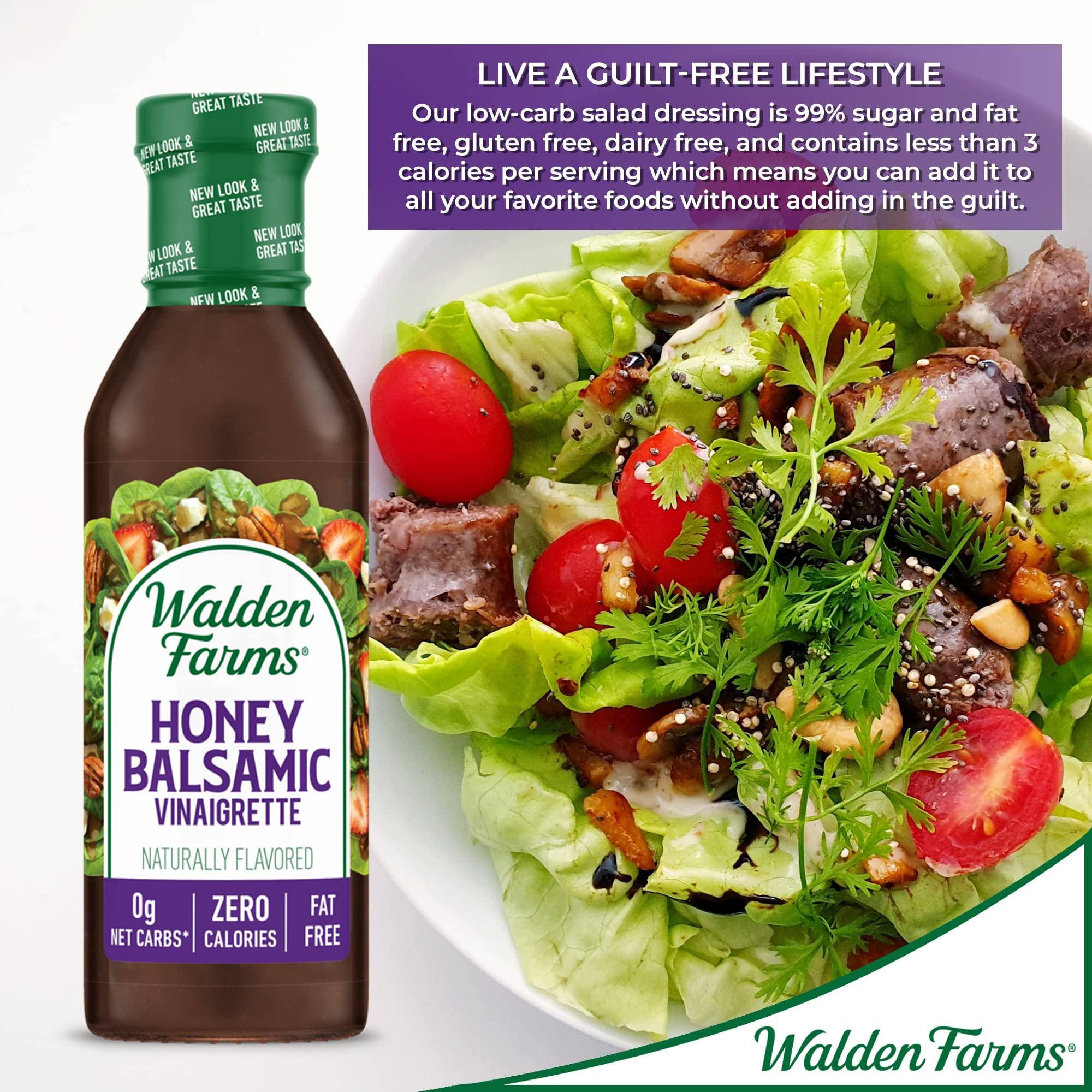 Walden Farms Walden Farms Calorie Free Dressing Honey Balsamic Vinaigrette - 12 Fl oz - 2 Pc