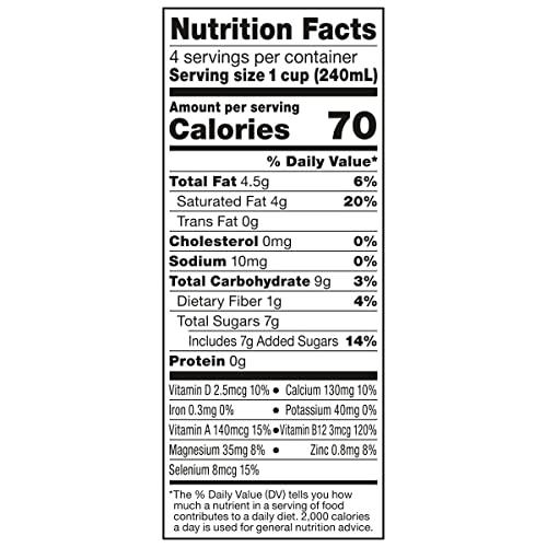 SO DELICIOUS So Delicious Dairy Free Shelf-Stable Coconut Milk, Original, Vegan, Non-GMO Project Verified, 1 Quart