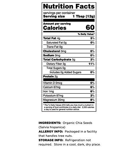 Terrasoul Superfoods Terrasoul Superfoods Organic Black Chia Seeds, 7.5 Pounds (Pack of 3), Bulk Size, Non-GMO, Vegan, Gluten-Free