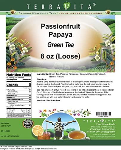 TerraVita Passionfruit Papaya Green Tea (Loose) (8 oz, ZIN: 540544)
