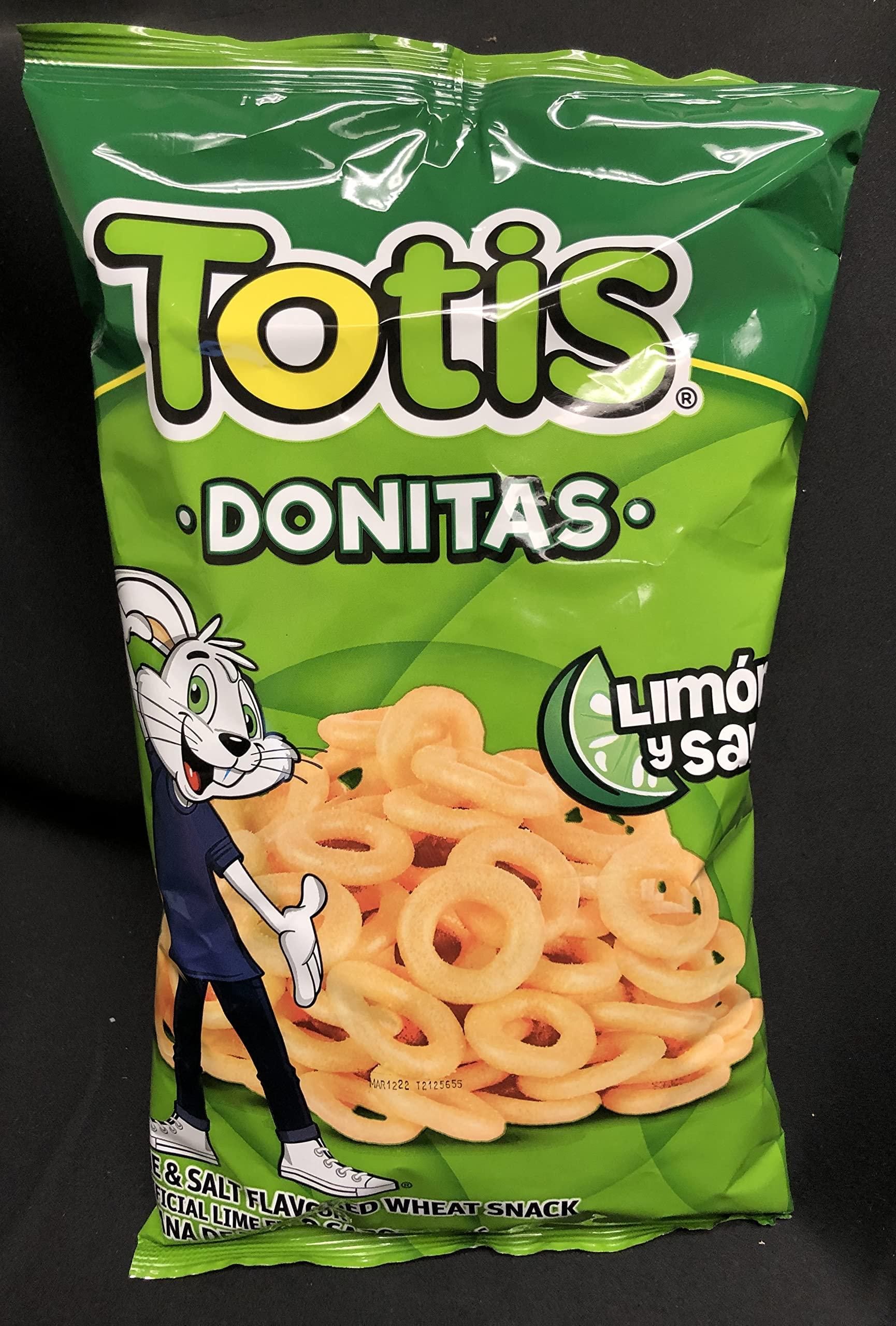 Totis Totis Donitas Limon Y Sal, 3.88oz, (110g), 12 Units