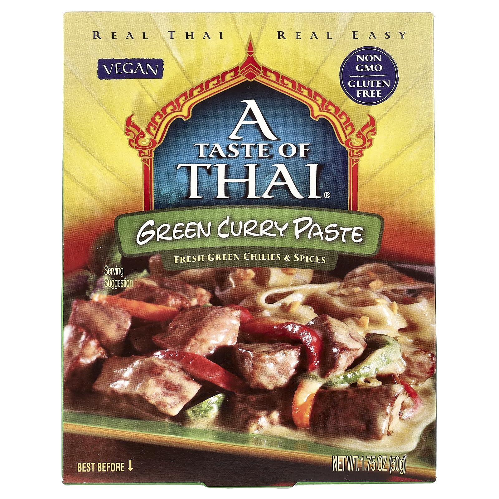 A Taste of Thai Taste Of Thai, Paste, Green Curry, 12/1.75 Oz