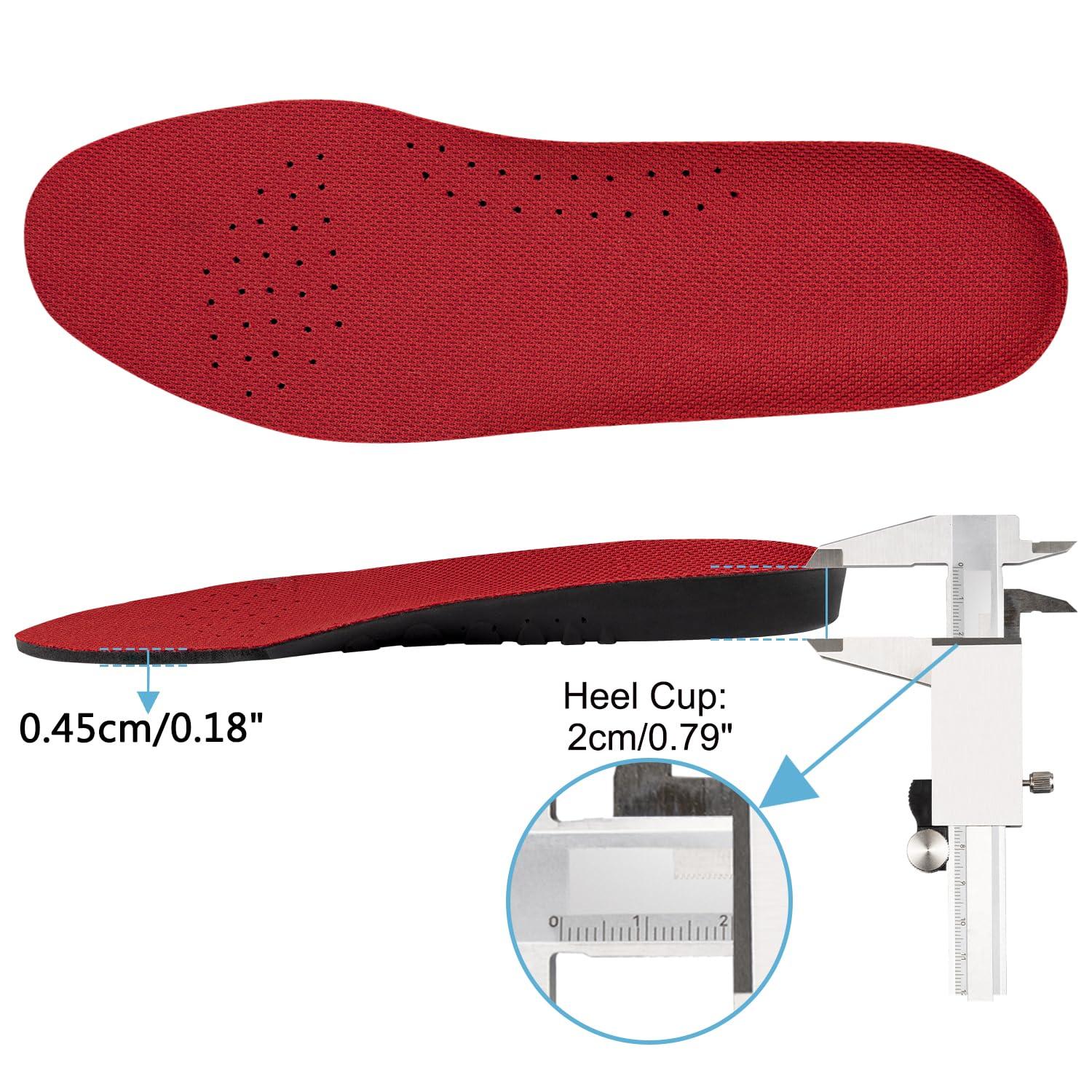 Endoto Endoto Replacement Insoles for Thorogood Boot Shoes, Footwear Inserts for Men & Women Shock Attenuation & Anti Fatigue(Size: US XS / M4-M5.5 / W6-W7.5)