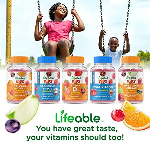 Lifeable Lifeable Iron & Vitamin C Kids + Zinc 25mg Kids, Gummies Bundle - Great Tasting, Vitamin Supplement, Gluten Free, GMO Free, Chewable Gummy