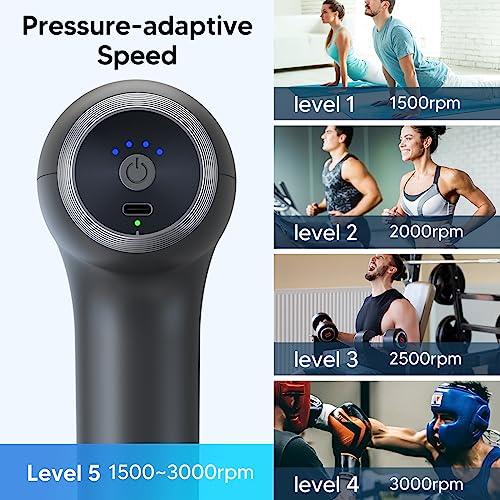 arboleaf arboleaf Massage Gun, Massage Gun Head and Head Massager Bundle