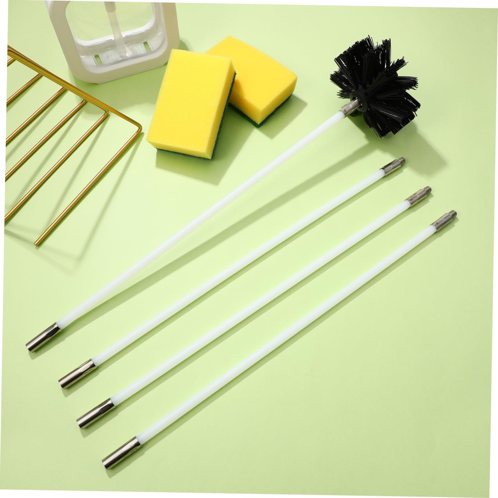 TOVINANNA TOVINANNA Dryer Vent Cleaner Kit Laundry Room Organization Cleaner Brush Air Duct Cleaning Tools with Tubes Nylon Dryer Duct Brush Set fopr Fast Cleaning 16x3.in(4ps Hose + 1ps Brush)