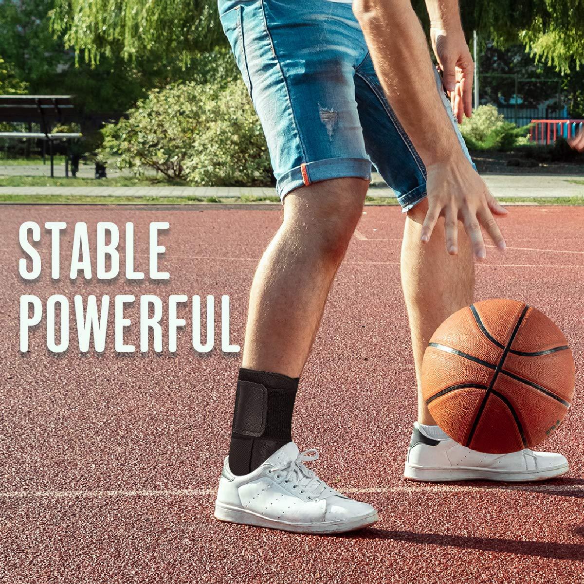 S Lace Up Ankle Brace, Cross Strapping Ankle Stabilizer with Dual Side Support for Men & Women, Figure 8 Ankle Support Brace for Sprained Ankle (XL)