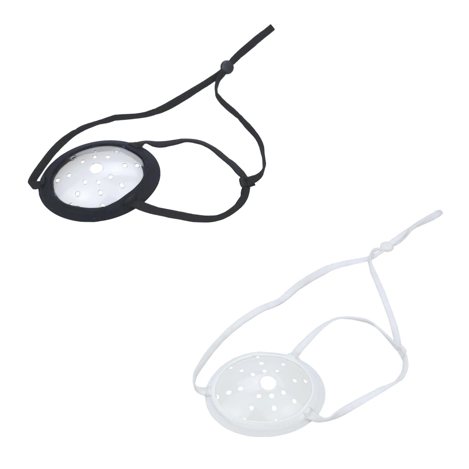 rainbowstar 2 Pack Eye Shield Plastic Eye Shield Eye Patch for Eye Surgery Covering Breathable After Surgery Eye Protection Cataract Surgery Eye Patch Covered Edge
