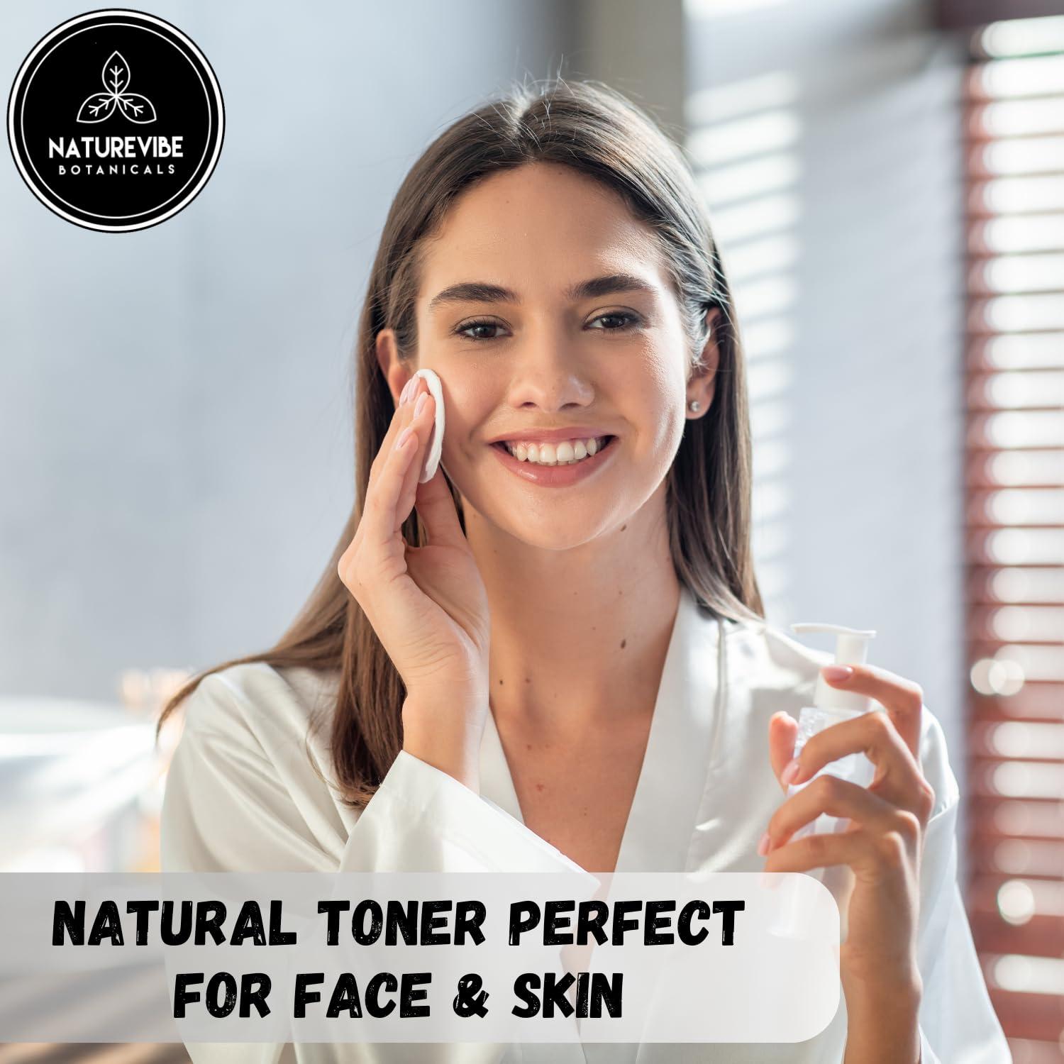 Naturevibe Botanicals Naturevibe Botanicals Geranium Water 32 oz and Broccoli Oil 32 oz | 32oz Carrier Oils Combo