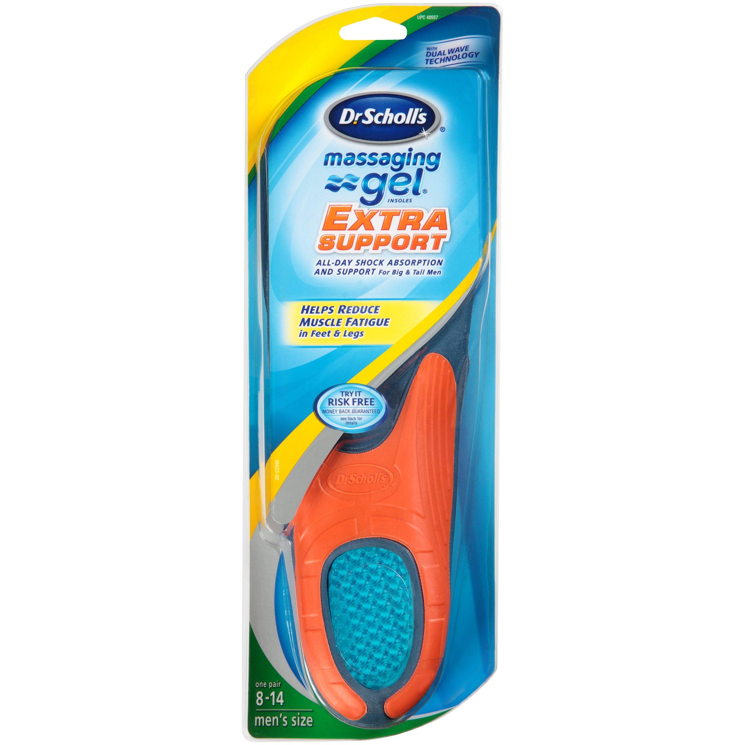 Dr. Scholl's Dr. Scholl's Massaging Gel Extra Support Insoles for Men, 8-14