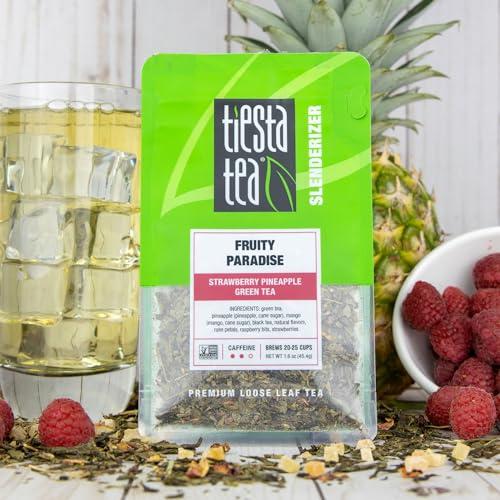 Tiesta Tea Tiesta Tea - Fruity Loose Leaf Tea Gift Box | Medium Caffeinated Tea Variety Pack | Make Hot & Iced Tea | 3 Pouches of Assorted Tea Blends with Green Tea, Blueberry Fruit Tea & Hibiscus Fruit Tea