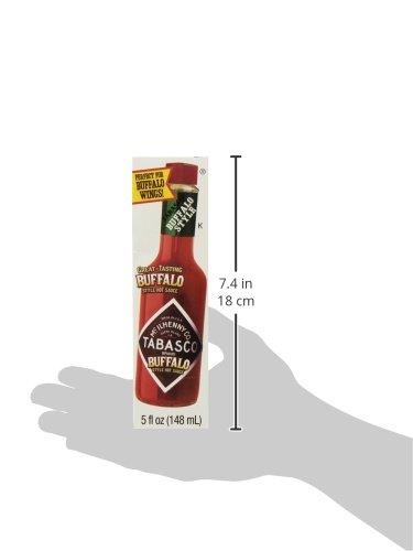 TABASCO Tabasco Brand, Hot Pepper Sauce, Buffalo Wing Style, 5oz Bottle (Pack of 3)