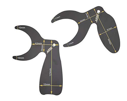 Artman Instruments Photographic Black Contraster 6 pcs in Cassette Autoclavable Dental Orthodontic Oral Cheek retractors Photographic Black Background Backdrop ARTMAN Brand