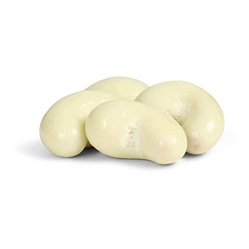 It's Delish Gourmet White Chocolate Covered Cashews by Its Delish, 1 lb (16 Oz) Bulk Bag | White Milk Chocolate Coated Cashew Nuts, Kosher Dairy