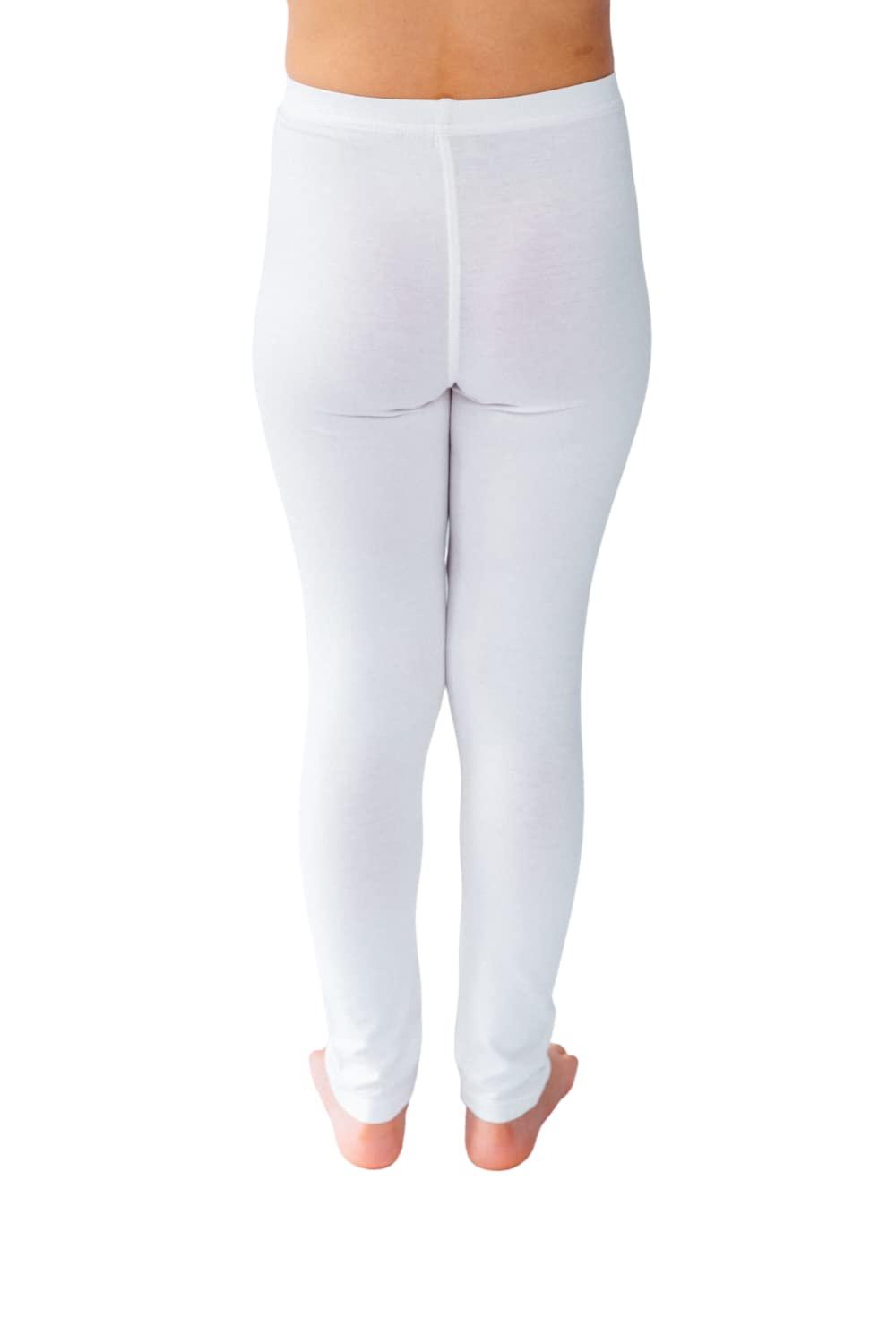 YoRo Naturals YoRo Naturals Remedywear Pants for Kids, Eczema and Psoriasis Clothing with Light Weight Tencel and Zinc Fibers (White, 8 Years Old)