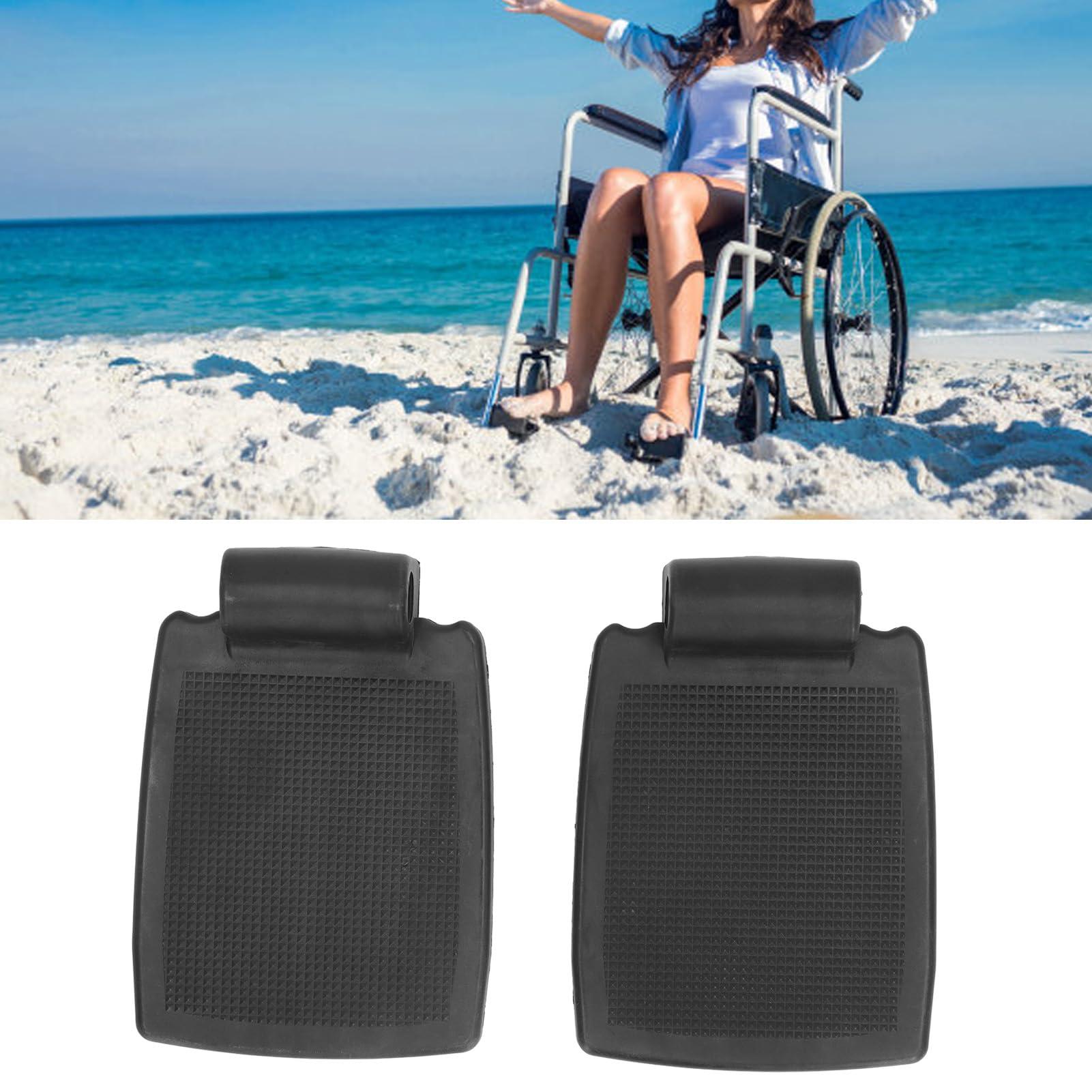 FILFEEL 19 Tube Wheelchair Footrest, Elevating Legs, Textured Surfaces, Universal Foot Pedal Replacement Parts for Enhanced Comfort, Prevent Slipping, Long Time Support, Nylon Material