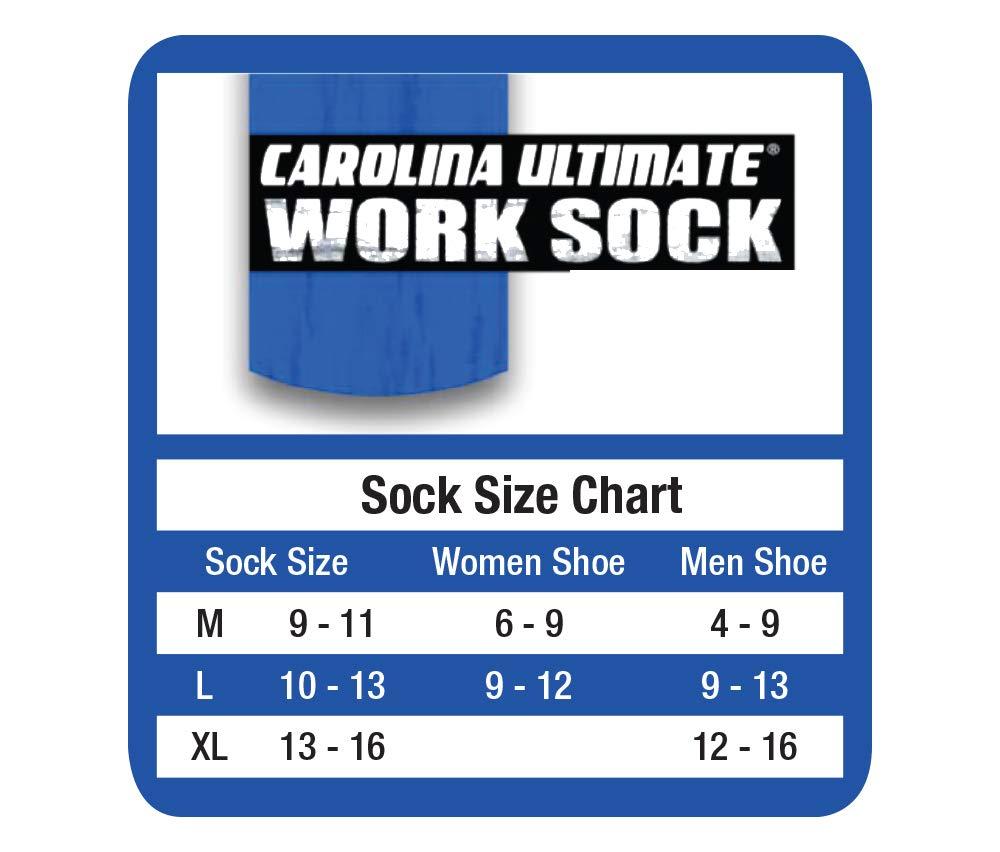 Carolina Ultimate Top Flite Men\'s Diabetic Non-binding Dress Crew Socks 2 Pack Sockshosiery, black, Large