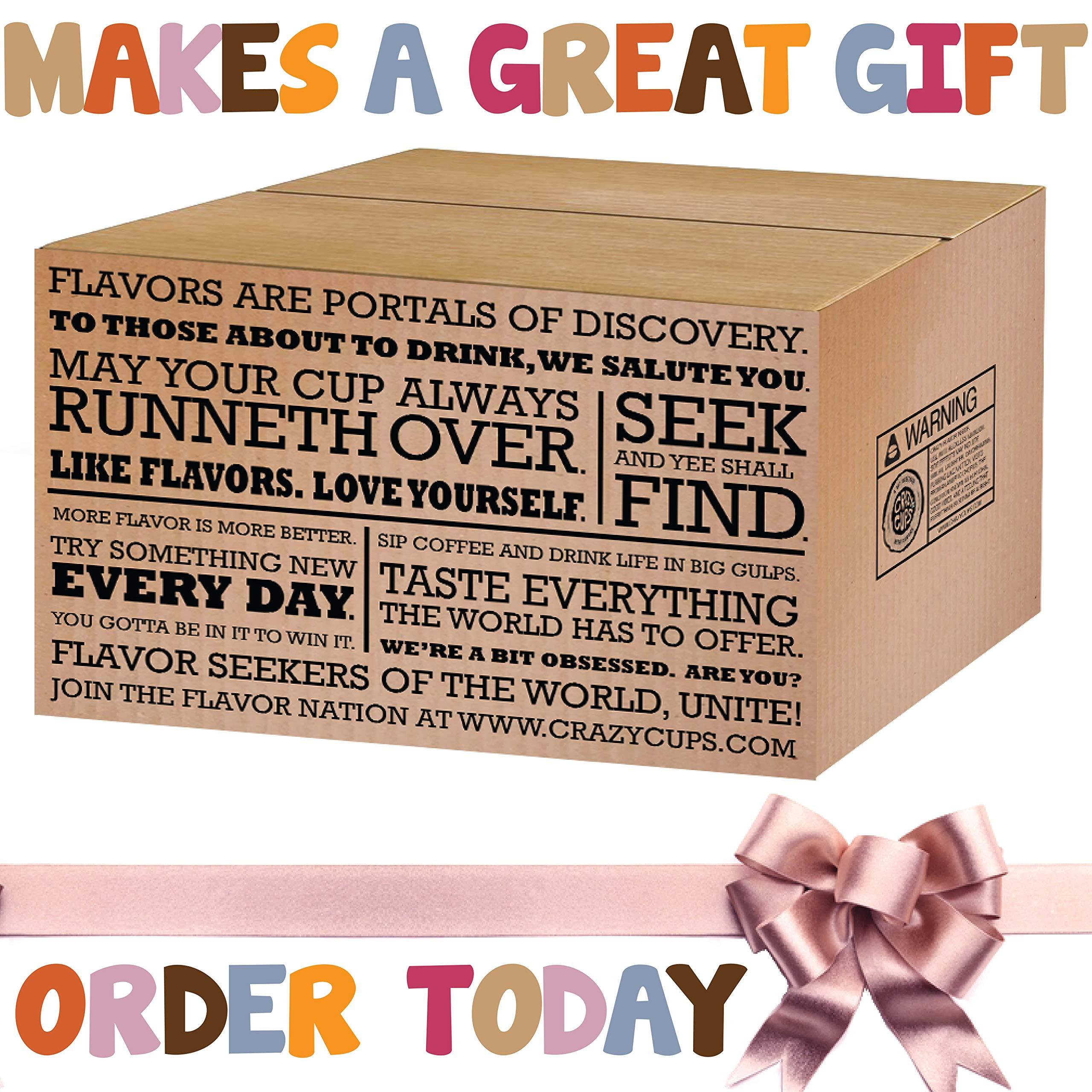 Crazy Cups Flavored Coffee Variety Pack for Keurig K Cups Machine from Crazy Cups (30 Count)