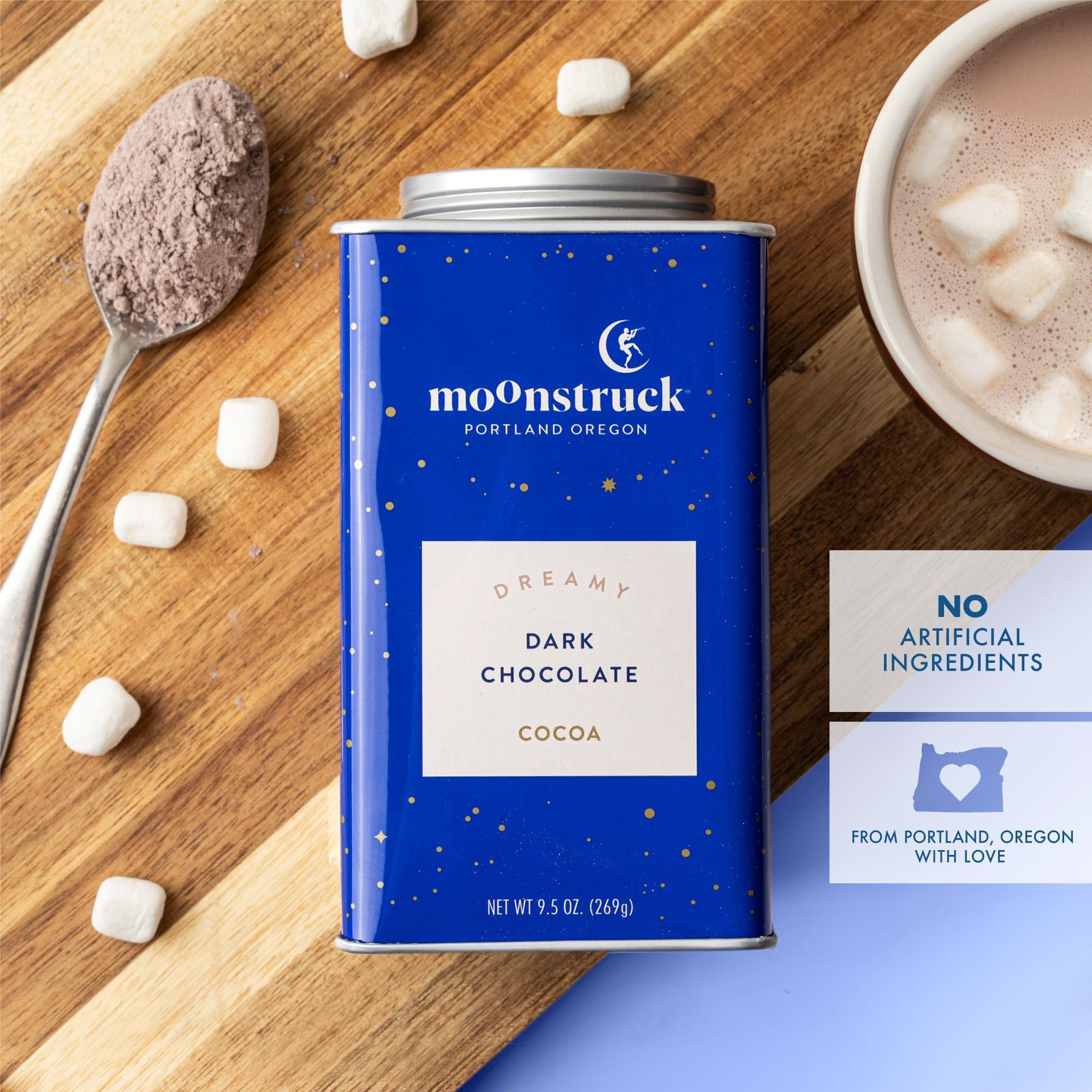 Moonstruck Chocolate Moonstruck Chocolate Dreamy Dark Chocolate Hot Chocolate Mix, 9.5oz (Pack of 1)
