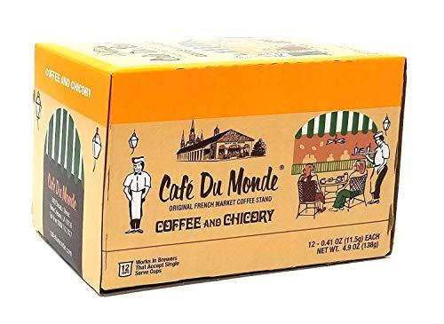 Cafe Du Monde Cafe Du Monde Coffee and Chicory Single-Serve Cup Pods, 12 Count