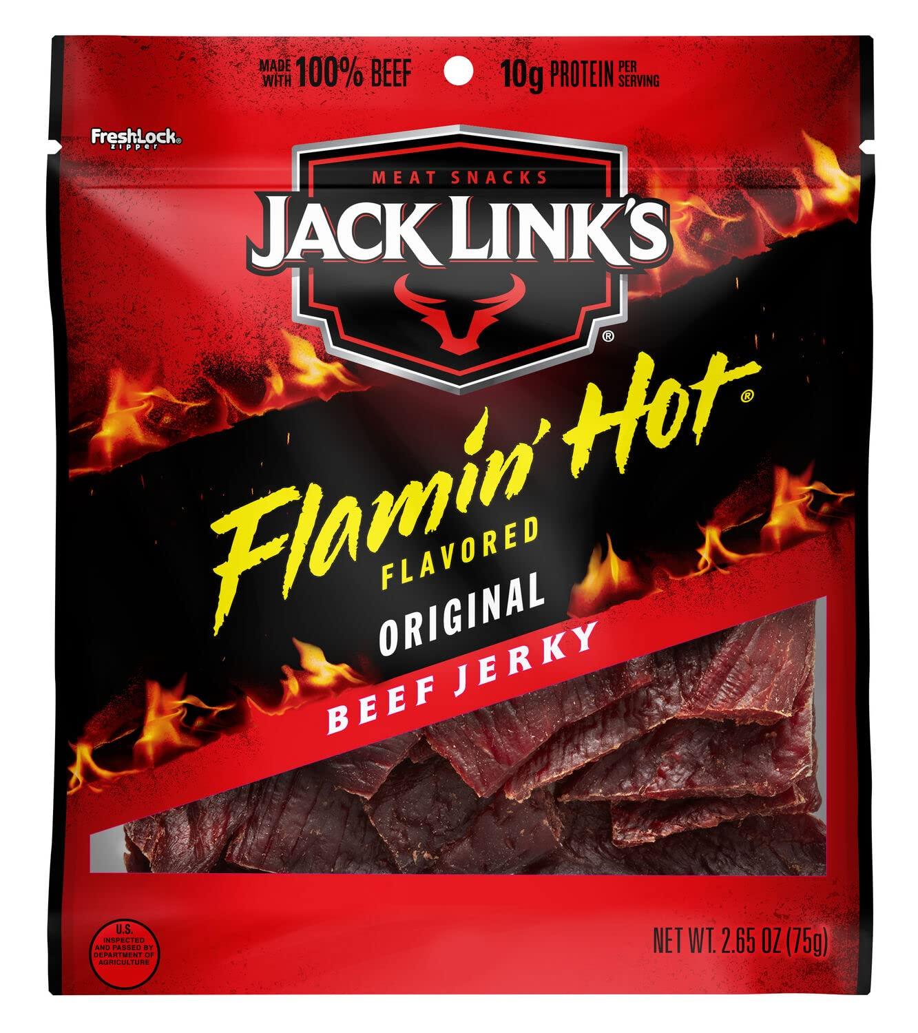 Frito Lay Jack Links Doritos Flamin\' Hot 2.65oz