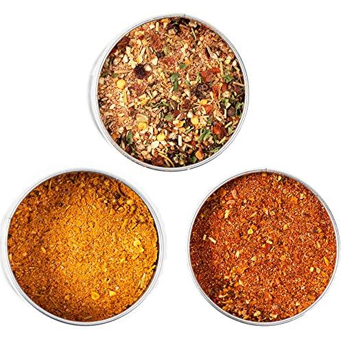 Gustus Vitae Open Fire BBQ Collection | Bougie BBQ | Gourmet Seasoning Pack | Artisanal Spice Blends | All Natural, No MSG, Fillers, or Anti-Caking Agents | Non GMO | Small Batch | Gustus Vitae | #617