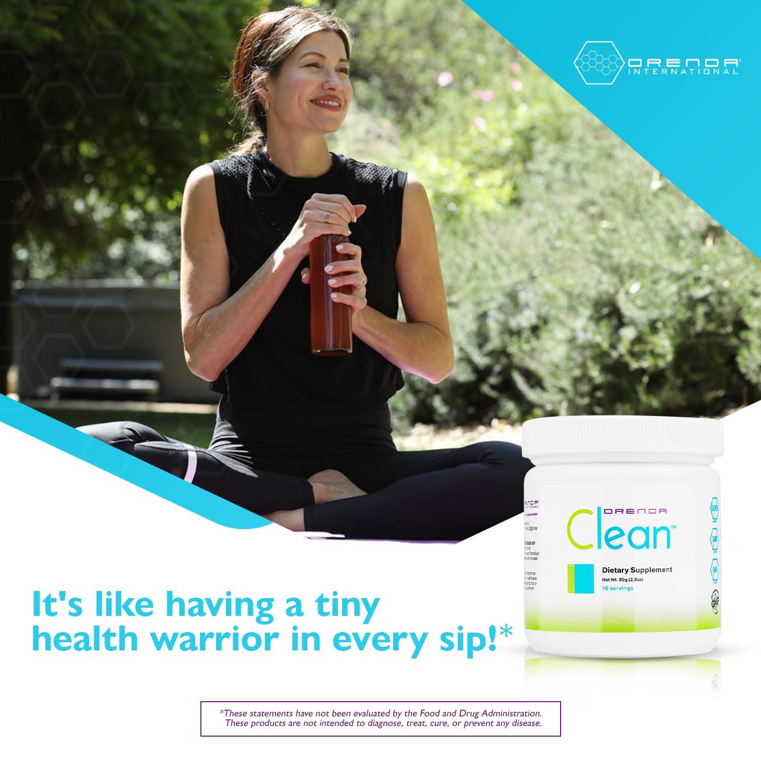 Orenda International Orenda Clean - Peptizyme-SP EN, Aronia Berry, Aloe Vera and More for Digestive Support - Nutrient-Rich Supplement for Wellness - 80g, 16 Servings