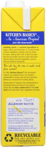 Kitchen Basics Kitchen Basics Original Chicken Stock, 32 oz | No Artificial Flavors, Gluten Free, No MSG added|