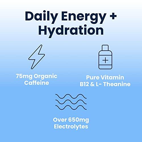 Nectar Nectar Energy Booster - Organic Caffeine, B12 & Electrolytes - Sugar Free & Zero Calorie – Healthy Coffee, Energy Drink & Soda Alternative – Hydration & Energy Supplement (Variety 18 Powder Packets)