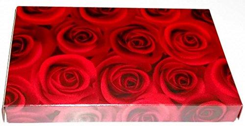 Scott's Cakes Scott's Cakes Milk Chocolate Truffles Covered in White Chocolate in a 8 oz. Red Roses Box