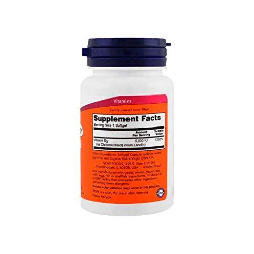 Now Foods Vitamin D-3, 2000 IU - 120 softgels by NOW Foods